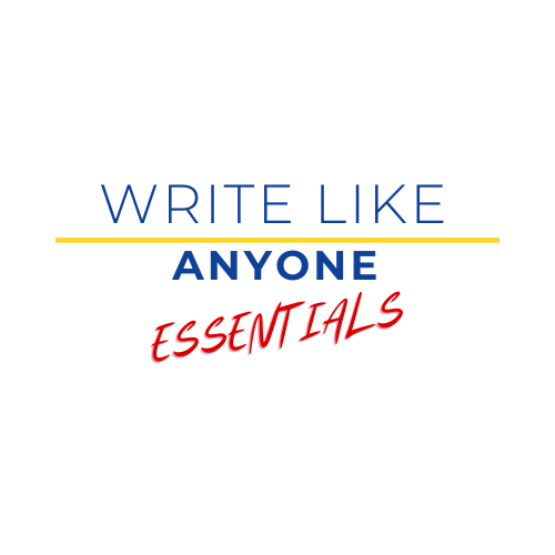 Write Like Anyone essentials logo